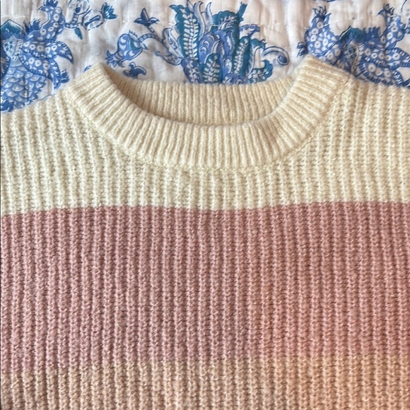 Striped Colorblock Sweater - Picture 3 of 6